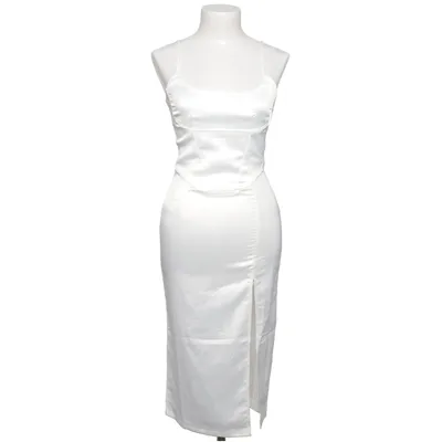 Kleid (Weiß) von Femme Luxe Elasthan, Polyester