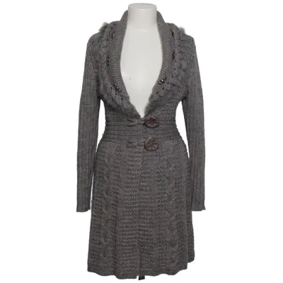 Cardigan (Gray) from Only Fashion Acrylic, Wool