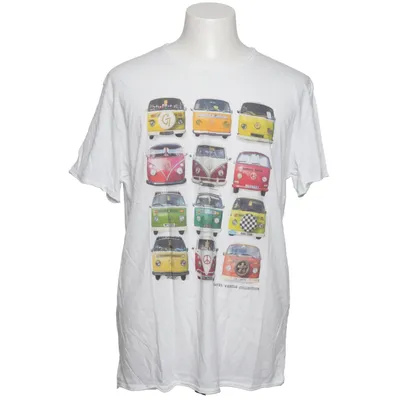 T-shirt (Wit, Meerkleurig) van Made in italy Katoen