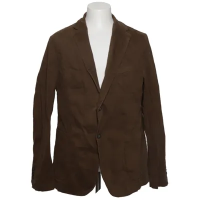 Blazer (Brown) from Doppelgänger Cotton, Elastane