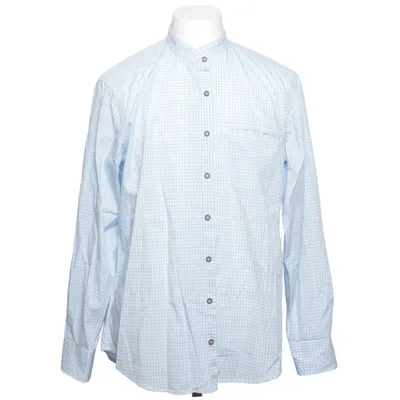 Shirt (Blauw, Wit) van Walbusch Katoen