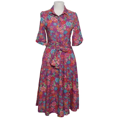 Shirt dress (Purple, Multicolored) from Líen & Gíel Elastane, Organic cotton