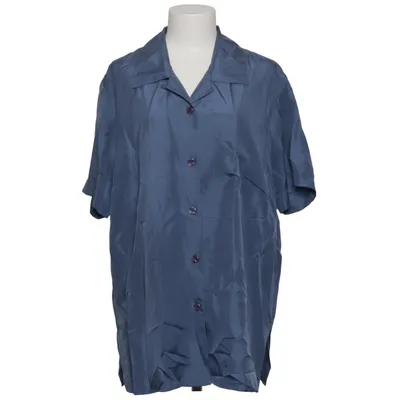 Korte mouwen shirt (Blauw) van Fair Lady Zijde