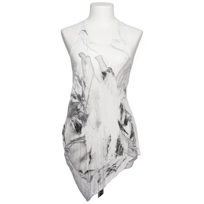 Tanktop  (Hvid, Sort) fra Helmut Lang Viscose