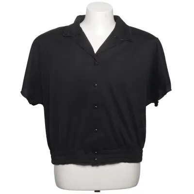 Chemise à manches courtes (Noir) de Commander Coton, Polyester
