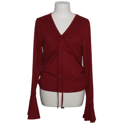 Wikkelblouse (Rood) van Dazy Elastaan, Polyester