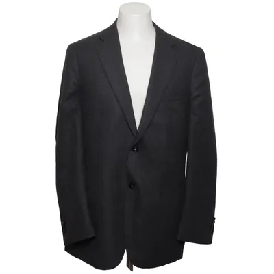 Blazer (Gris) de E. Thomas Cupro, Polyester, Viscose, Laine