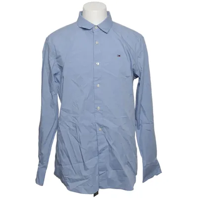 Chemise (Bleu) de Tommy Hilfiger Jeans Coton, Élasthane