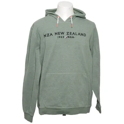 Kapuzenpullover (Grün) von New Zealand Auckland Baumwolle, Recyceltes Polyester