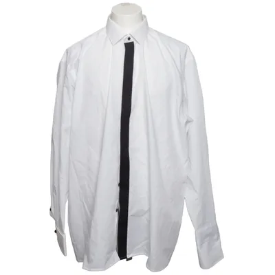 Shirt (Wit, Zwart) van Tom Rusborg Katoen
