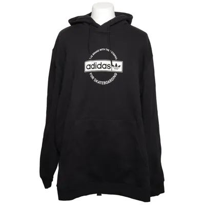 Hoodie (Black) from Adidas Skateboarding Cotton, Recycled polyester