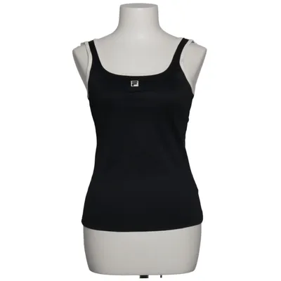 Sport tanktop (Zwart, Wit) van Fila Elastaan, Polyamide
