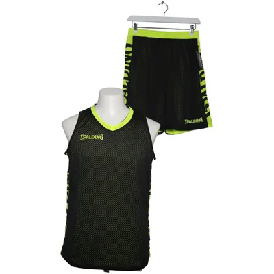 Basketbalshirt (Zwart, Geel) van Spalding Polyester