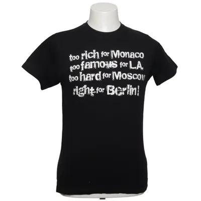 T-shirt (Zwart, Wit) van Look 54 Katoen