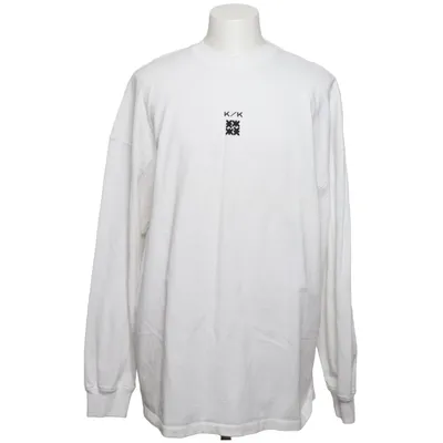 T-shirt à manches longues (Blanc) de Karo Kauer Coton