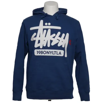 Sweat à capuche (Bleu) de Stüssy Coton