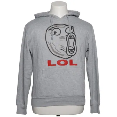 Capuchon sweater (Grijs) van Lemon Collection Katoen, Polyester