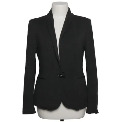 Blazer (Gris) de Zara Basic Élasthane, Viscose