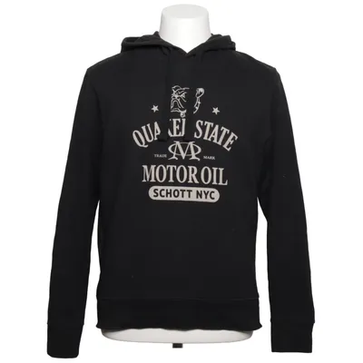 Sweat à capuche (Noir) de Schott NYC Coton, Polyester