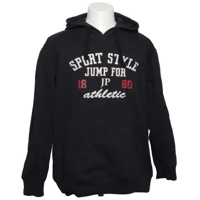 Sweat à capuche (Noir) de Johann Popken Coton, Polyester