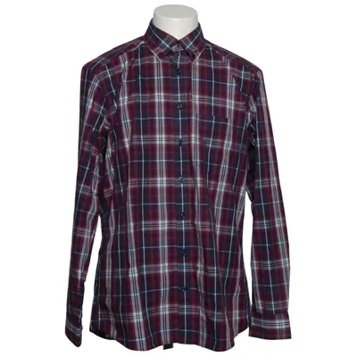 Button down shirt (Blue, Red, White) from Maerz Muenchen Cotton