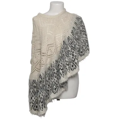 Poncho (Vit, Grå, Svart) från Miss Charm Akryl, Bomull, Elastan, Ull