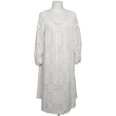 Dress (White) from Two Blue Sisters Cotton, Silk