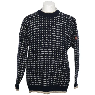 Sweater (Blue, White) from Old Highland Wool