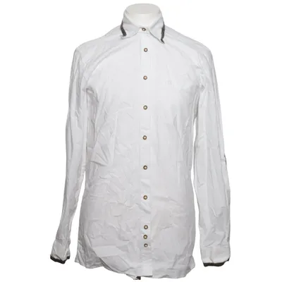 Chemise (Blanc) de Hammerschmid Coton, Laine