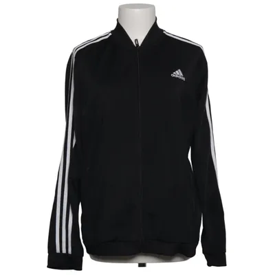 Træningsjakke (Sort, Hvid) fra Adidas Genanvendt polyester
