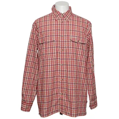 Buttondownskjorte (Rød, Orange, Hvid) fra Vittorio Rossi Polyester