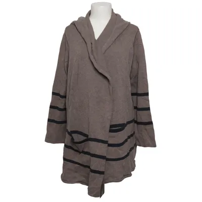 Cardigan (Beige, Blue) from Oui Moments Cotton, Polyamide