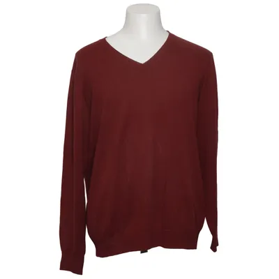 Pullover (Rød) fra Kitaro Men Kashmir, Bomuld