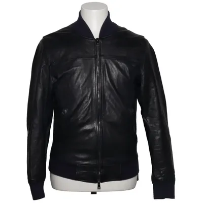 Leather jacket (Black, Blue) from Giorgio Brato Leather