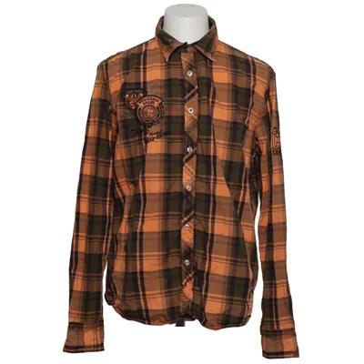 Chemise en flanelle (Jaune, Bleu, Vert) de Camp David Coton