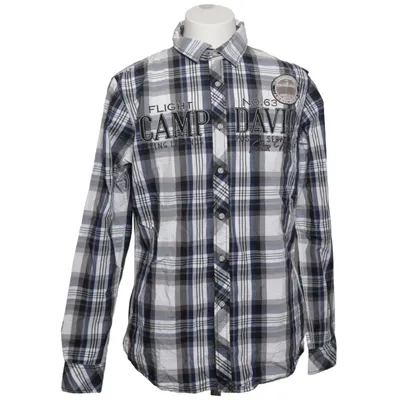 Chemise (Bleu, Blanc, Gris) de Camp David Coton