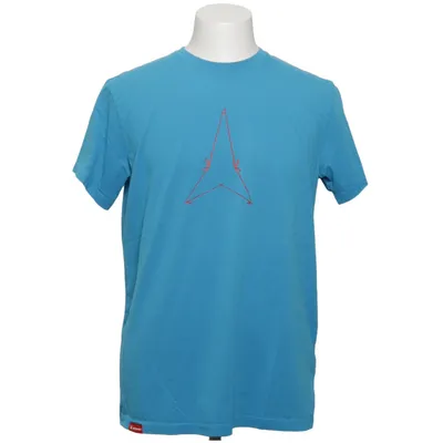 T-shirt (Blauw) van Atomic Katoen, Elastaan, Polyester