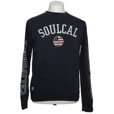 Sweatshirt (Blå) fra Soulcal & Co Bomuld, Polyester