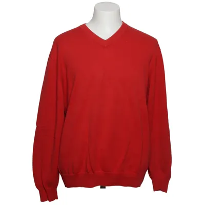 Pullover (Rood) van Peter Fitch Katoen