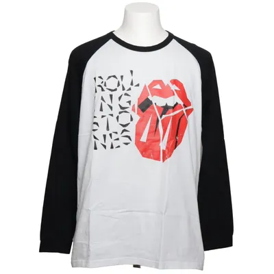 Maillot de baseball (Blanc, Noir, Rouge) de The Rolling Stones Coton