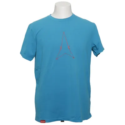 T-shirt (Blauw) van Atomic Katoen, Elastaan, Polyester