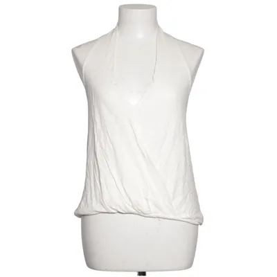 Neckholder Top (Weiß) von Deiji Studios Leinen, Lyocell