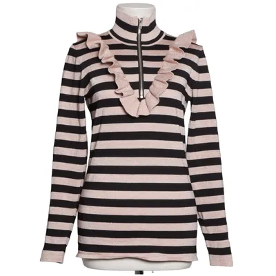 Top (Sort, Beige) fra Second Female Metallfiber, Polyamid, Viscose