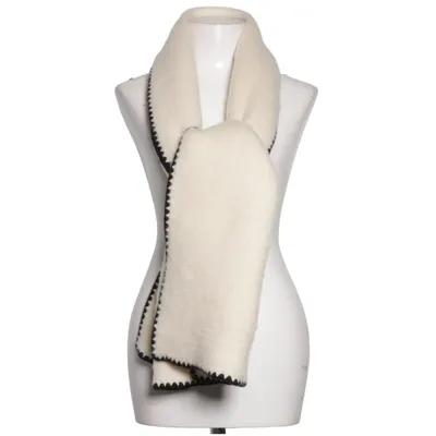 Halsduk (Beige) från Arket Polyester, Ull