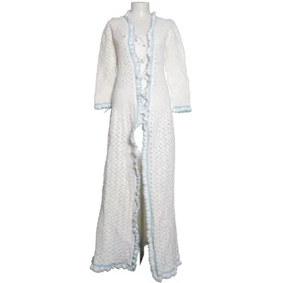 Cardigan (White, Blue)