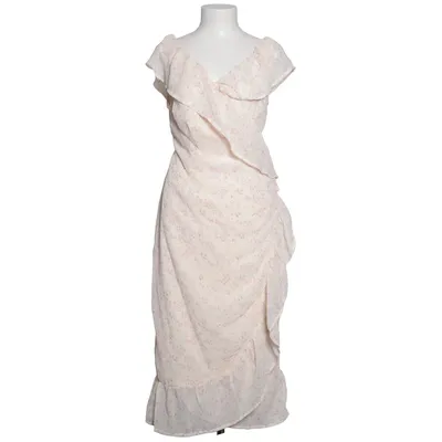 Slå-om-kjole (Beige, Pink) fra VILA Polyester