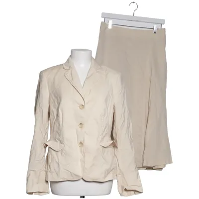 Skirt suit (Beige) from Alba Moda Wool