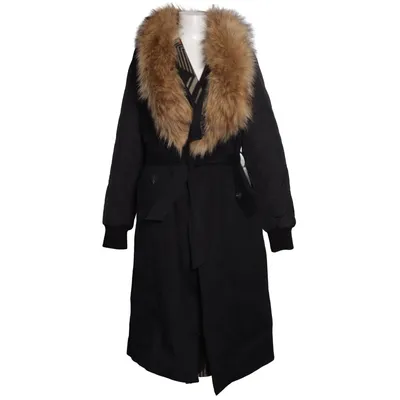 Vinterkappa (Svart, Brun) från Summum Woman Akryl, Polyester, Silke, Ull