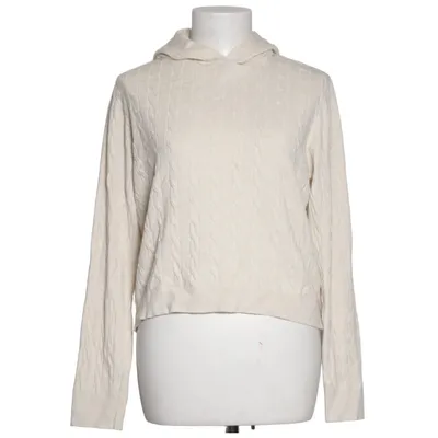 Hoodie (Beige) from Uniqlo Polyamide, Polyester, Viscose