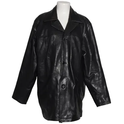 Leather jacket (Black) from Roco Baroco Leather, Cotton